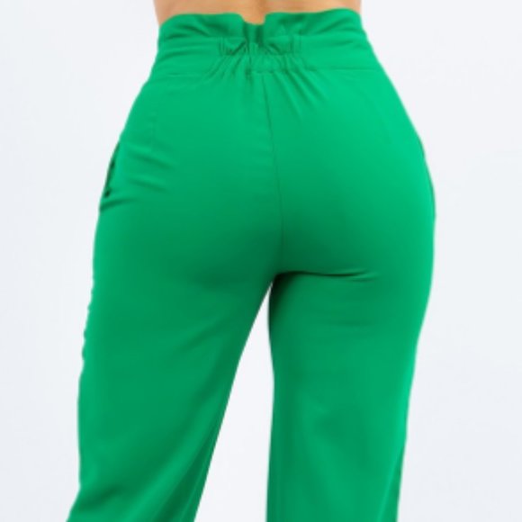 Green Capri Pants - Picture 4 of 7